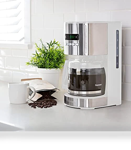 12 Cup Programmable Drip Coffee Maker with Reusable Filter — Coffee Makers, Koolatron