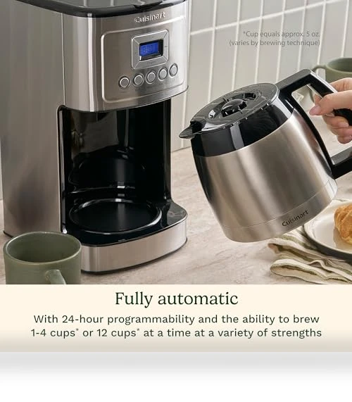 12-Cup Programmable Coffee Maker with Thermal Carafe — Coffee Makers, Cuisinart
