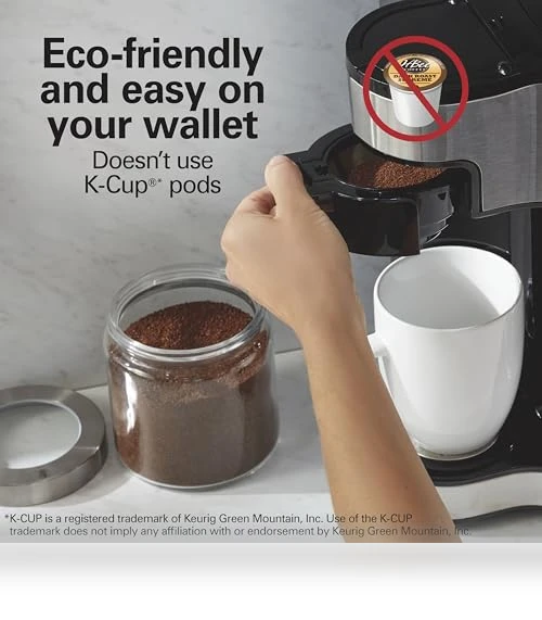 2-Way 12 Cup Programmable Drip Coffee Maker & Single Serve Machine — Coffee Makers, Hamilton Beach