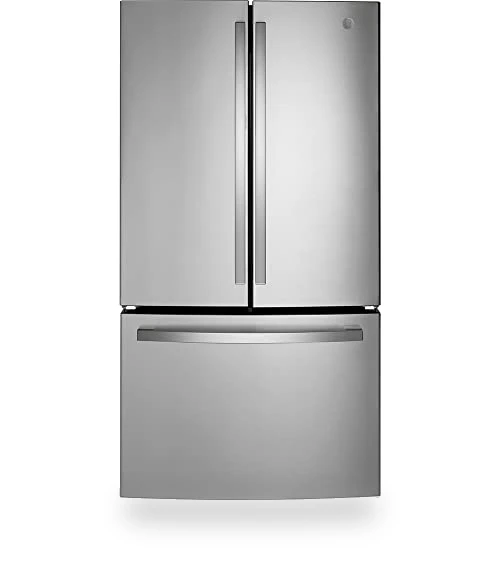 36" French Door Refrigerator with Internal Water Dispenser, Spill-Proof Shelves — Cooling Solutions, GE