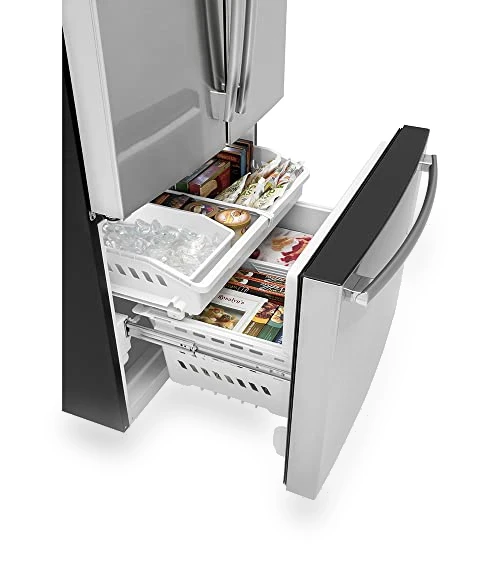 36" French Door Refrigerator with Internal Water Dispenser, Spill-Proof Shelves — Cooling Solutions, GE