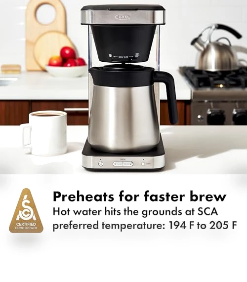 8 Cup Coffee Maker with Thermal Carafe — Coffee & Espresso Combos, OXO