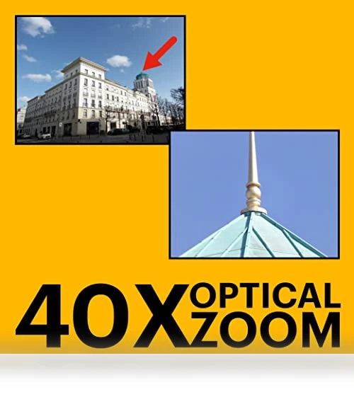 20MP Digital Camera with 40X Optical Zoom, 1080P Full HD Video — Compact Digital Cameras, KODAK