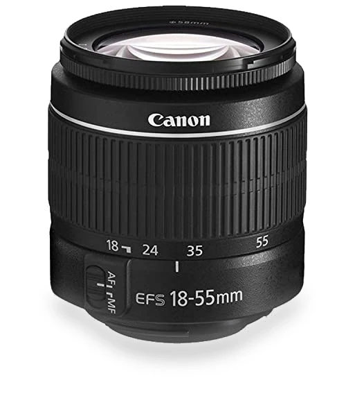 DSLR Camera Bundle with 18-55mm Lens, 64GB Memory, and Accessories (Renewed) — Professional DSLR Cameras, Canon