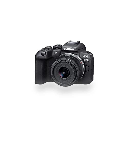 Mirrorless Vlogging Camera with Lens, Tripod and Microphone, 24.2MP, 4K Video — Professional DSLR Cameras, Canon