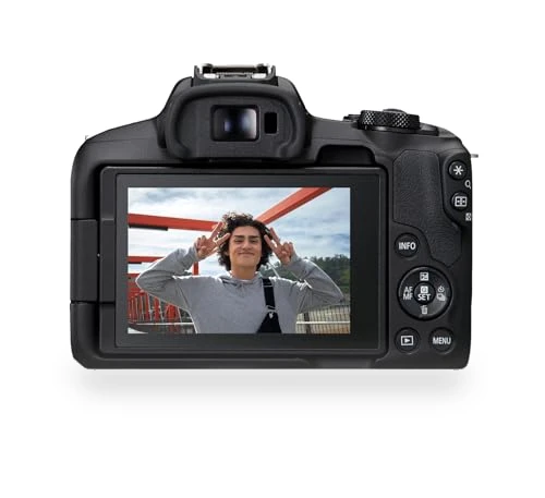 Mirrorless Camera with RF-S18-45mm Lens Kit, 24.2MP, 4K Video, Bluetooth, Wi-Fi — Mirrorless Cameras, Canon