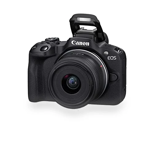 Mirrorless Camera with RF-S18-45mm Lens Kit, 24.2MP, 4K Video, Bluetooth, Wi-Fi — Mirrorless Cameras, Canon