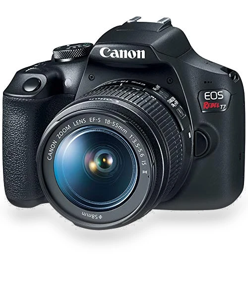 DSLR Camera with 18-55mm Lens, Built-in Wi-Fi, 24.1 MP CMOS Sensor — Professional DSLR Cameras, Canon