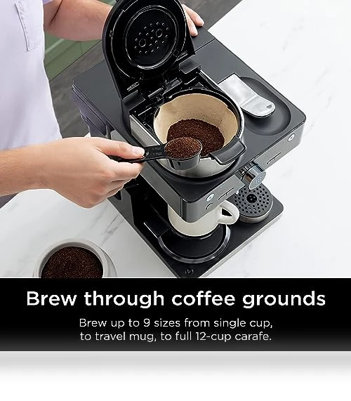 Espresso & Coffee Maker Barista System with Built-in Frother — Coffee & Espresso Combos, Ninja