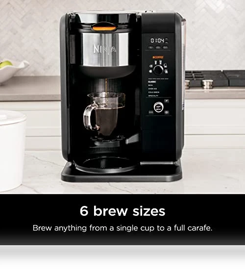 Hot and Cold Brewed System, Tea & Coffee Maker with Auto-iQ — Chilled Brew Essentials, Ninja