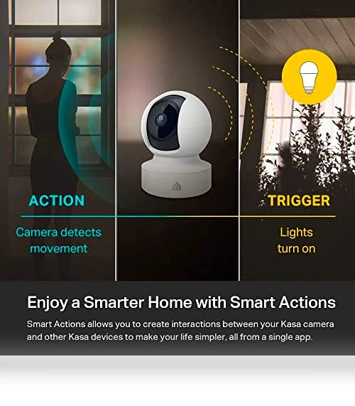 Indoor Pan/Tilt Smart Security Camera, 1080p HD with Night Vision, Motion Detection — Smart Home Security, TP-Link