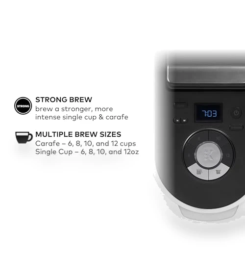 Single Serve & Carafe Coffee Maker with Programmable Auto Brew — Coffee & Espresso Combos, Keurig