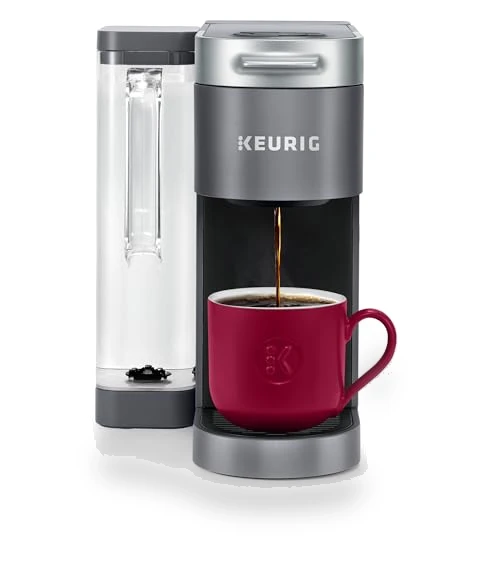 Single Serve K-Cup Pod Coffee Maker, MultiStream Technology, 4 Brew Sizes, Gray — Single-Cup Coffee Makers, Keurig