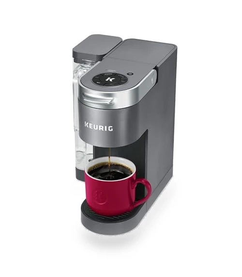 Single Serve K-Cup Pod Coffee Maker, MultiStream Technology, 4 Brew Sizes, Gray — Single-Cup Coffee Makers, Keurig