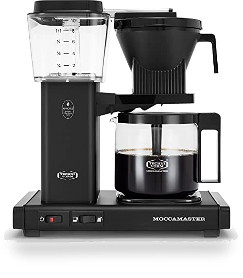 10-Cup Coffee Maker with Auto Shut-Off, Matte Black — Coffee Makers, Technivorm Moccamaster