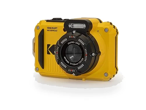 Rugged Waterproof WiFi Digital Camera 16MP 4X Optical Zoom 1080P Full HD Video Vlogging Camera — Compact Digital Cameras, KODAK