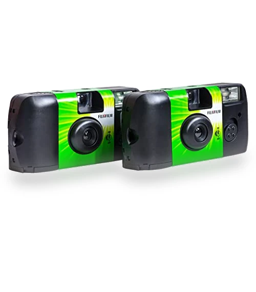 QuickSnap Flash 400 One-Time-Use Camera - 2 Pack — Compact Digital Cameras, Fujifilm