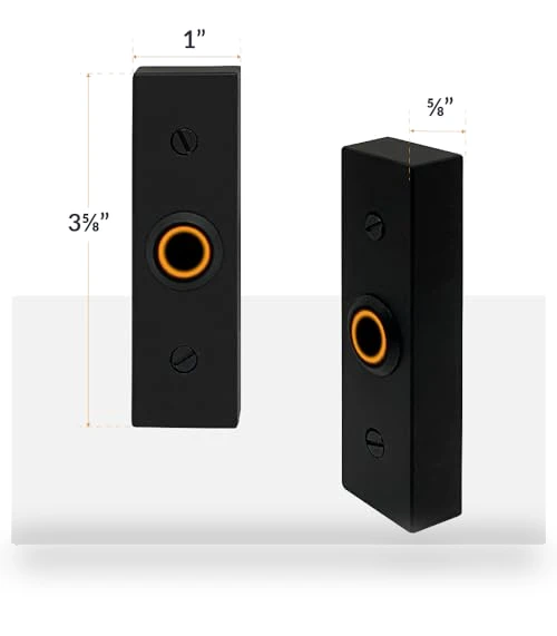 Rectangular Lighted Wired Metal Doorbell Button — Push Buttons, Newhouse Hardware