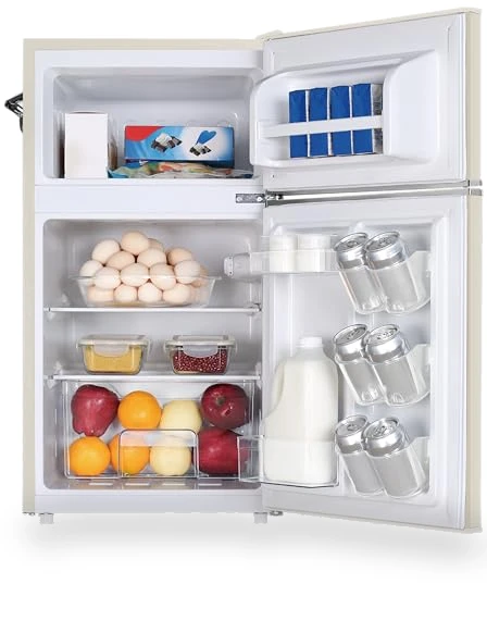 Retro Mini Fridge with Freezer & Side Bottle Opener - 3.1 Cu Ft Compact Refrigerator — Mini Fridges, Frigidaire