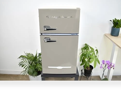Retro Mini Fridge with Freezer & Side Bottle Opener - 3.1 Cu Ft Compact Refrigerator — Mini Fridges, Frigidaire