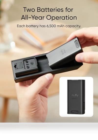 Video Doorbell with Dual Cameras, 2K Full HD, Battery Powered — Smart Home Security, eufy