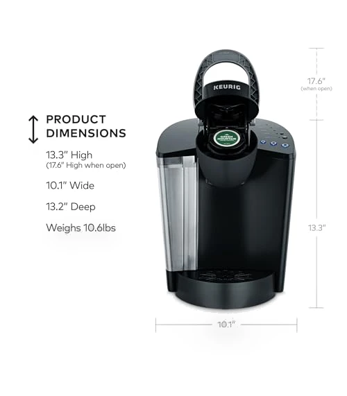 Single Serve K-Cup Pod Coffee Maker with Removable Reservoir — Single-Cup Coffee Makers, Keurig