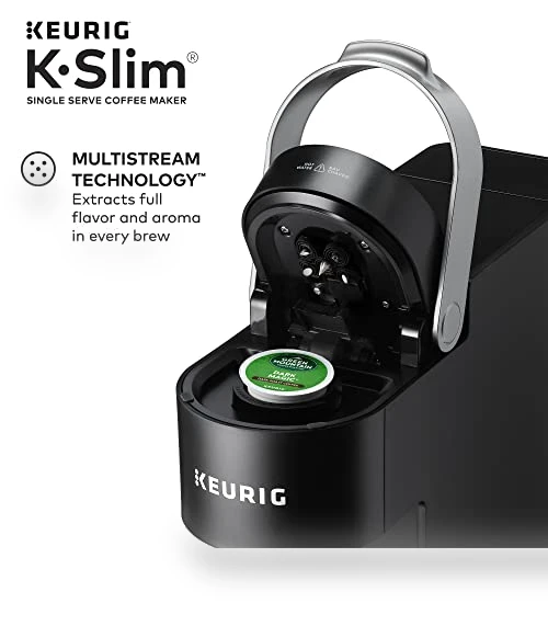 Single Serve K-Cup Pod Coffee Maker, Multistream Technology, 3 Brew Sizes, Slim Design — Single-Cup Coffee Makers, Keurig