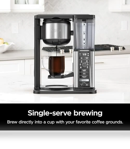 Specialty Coffee Maker, Hot & Iced Coffee, 6 Brew Styles, 8 Sizes — Coffee & Espresso Combos, Ninja