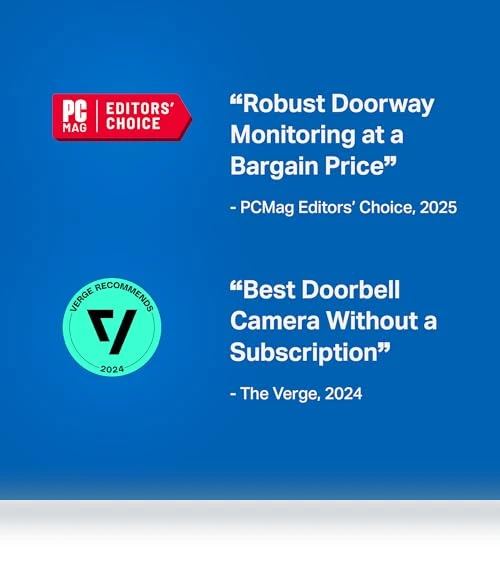 Smart Video Doorbell Camera with Chime, 2K QHD, 180° View — Kits, TP-Link