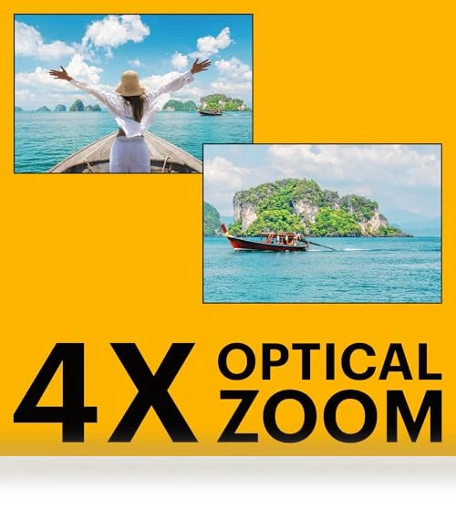 Rugged Waterproof WiFi Digital Camera 16MP 4X Optical Zoom 1080P Full HD Video — Adventure & Sports Cameras, KODAK