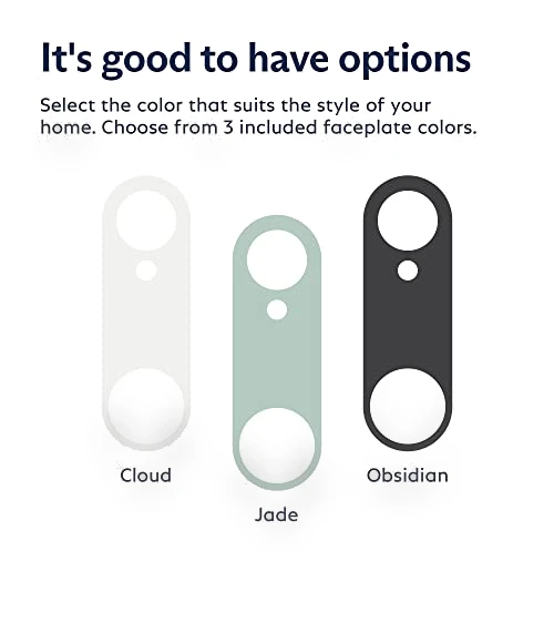Wired Doorbell Camera, 1080p - Compatible with Home Security System — Smart Home Security, SimpliSafe