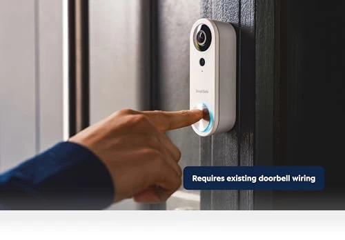 Wired Doorbell Camera, 1080p - Compatible with Home Security System — Smart Home Security, SimpliSafe