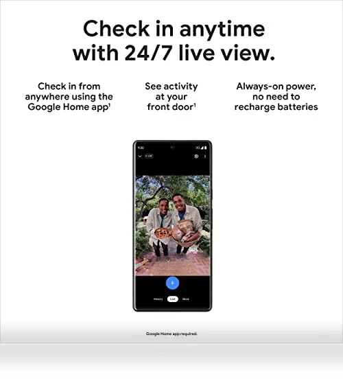 Wired Video Doorbell Camera - 2nd Gen - Ivy — Smart Home Security, Google