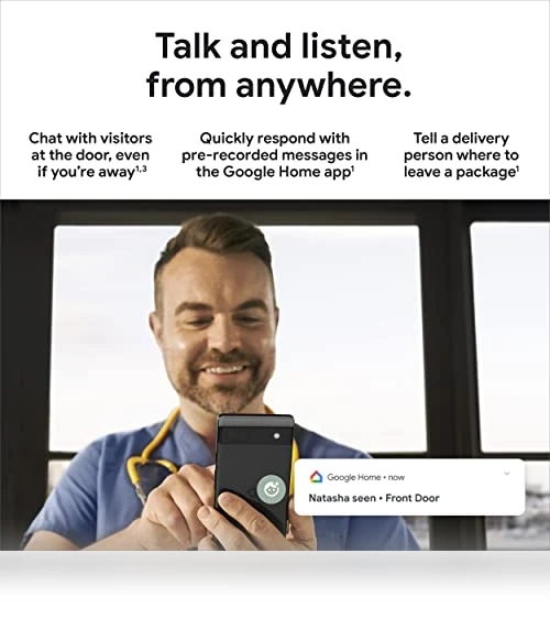 Wired Video Doorbell Camera - 2nd Gen - Security Camera — Smart Home Security, Google