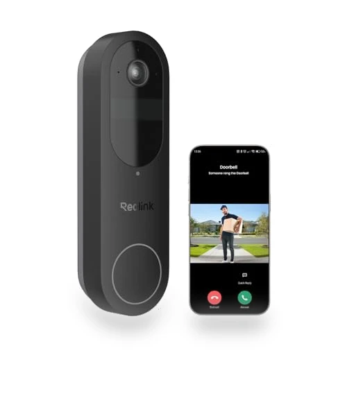 2K Wireless Video Doorbell Camera with Head-to-Toe View — Smart Home Security, Reolink