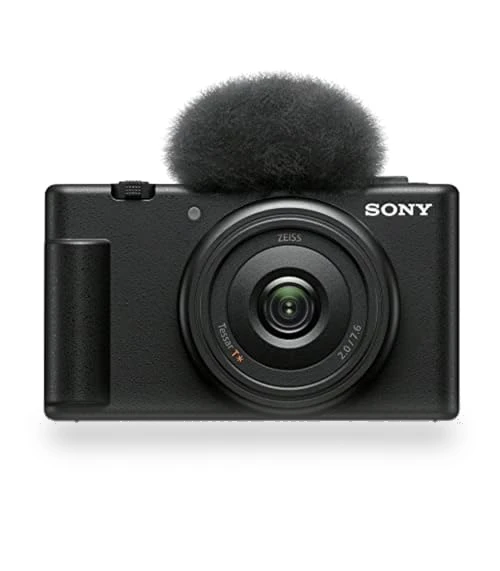 Vlog Camera for Content Creators and Vloggers with Wide Angle Lens — Camcorder, Sony