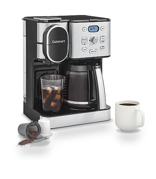 12-Cup Glass Carafe Coffee Maker with Single Server Brewer — Single-Cup Coffee Makers, Cuisinart