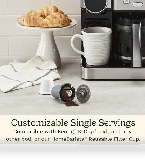 12-Cup Glass Carafe Coffee Maker with Single Server Brewer — Single-Cup Coffee Makers, Cuisinart