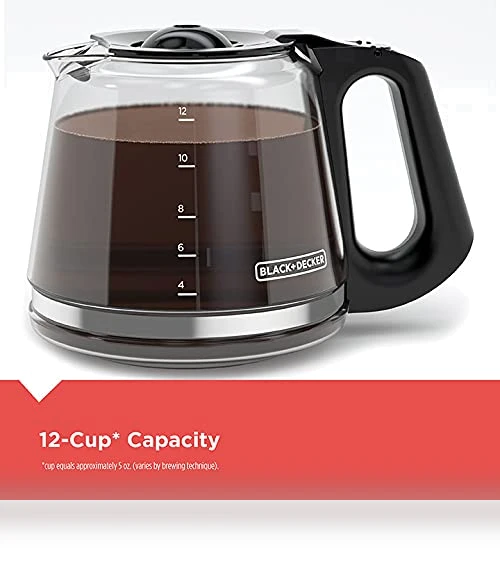 12-Cup Programmable Coffeemaker — Coffee & Espresso Combos, BLACK+DECKER