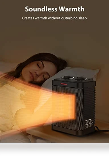 1500W PTC Ceramic Space Heater with Thermostat — Portable Heating Solutions, Pereysi