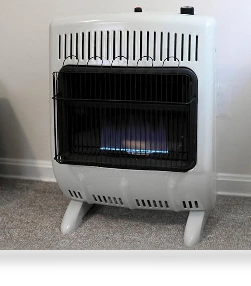 20,000 BTU Blue Flame Vent Free Propane Heater for Indoor Use — Portable Propane Heaters, Mr. Heater