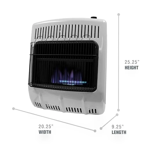 20,000 BTU Blue Flame Vent Free Propane Heater for Indoor Use — Portable Propane Heaters, Mr. Heater