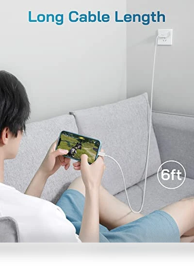 Fast Charging 20W USB-C Block with 6 Ft Cord [3 Pack] — Charging Solutions, Shenzhen Yijiapin Trading Co., Ltd.
