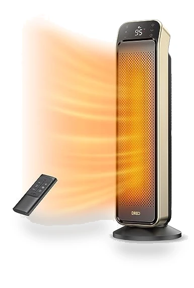 Space Heater for Indoor Use, Fast Electric Heater with Remote and Thermostat — Heater Spare Components, Dreo