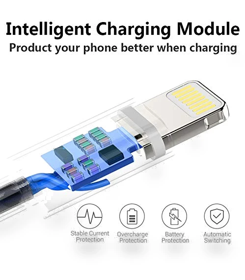 4Pack Apple MFi Certified Lightning to USB Charging Cable — Lightning, MAILESI