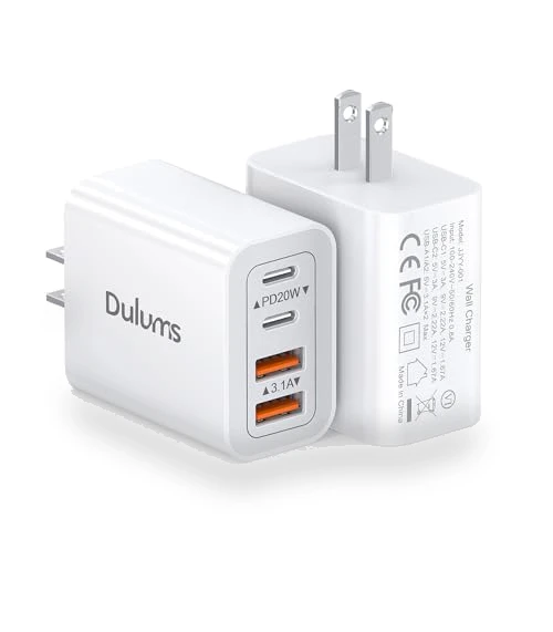 40W USB C Fast Charging Block 2-Pack — Charging Solutions, Dulums