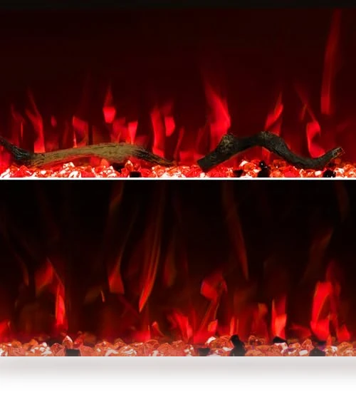 48" Smart Electric Fireplace Insert with Remote, Touch Screen & APP Control — Electric Heating Solutions, VINEMOUNT