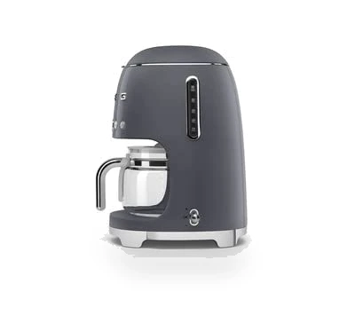 Retro Style Drip Coffee Machine with Glass Carafe — Coffee & Espresso Combos, Smeg