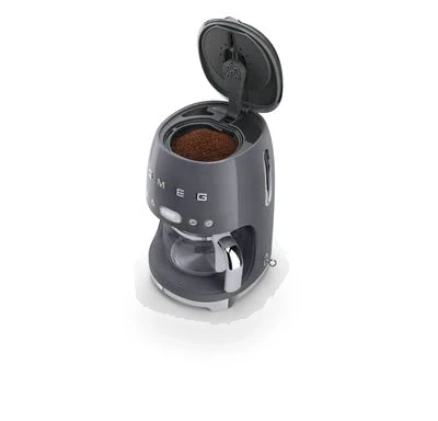 Retro Style Drip Coffee Machine with Glass Carafe — Coffee & Espresso Combos, Smeg