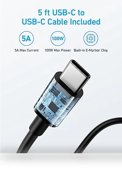 67W USB C Fast Charger with 3 Ports, Foldable Design — Charging Solutions, Anker